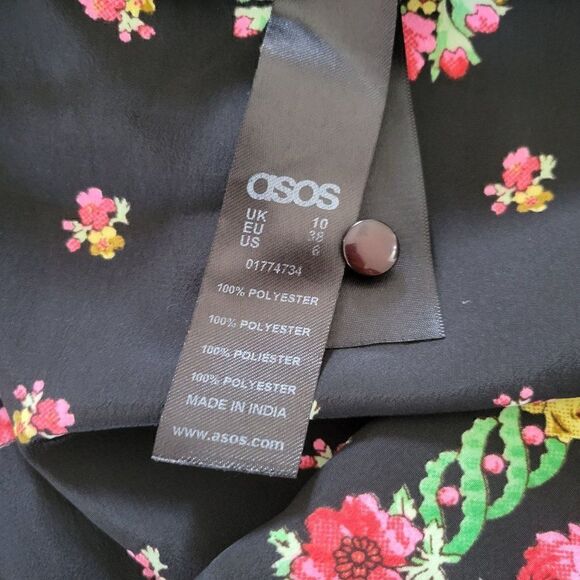 Asos Maternity Floral A-Line Dress (Size 6) - Picture 6 of 7